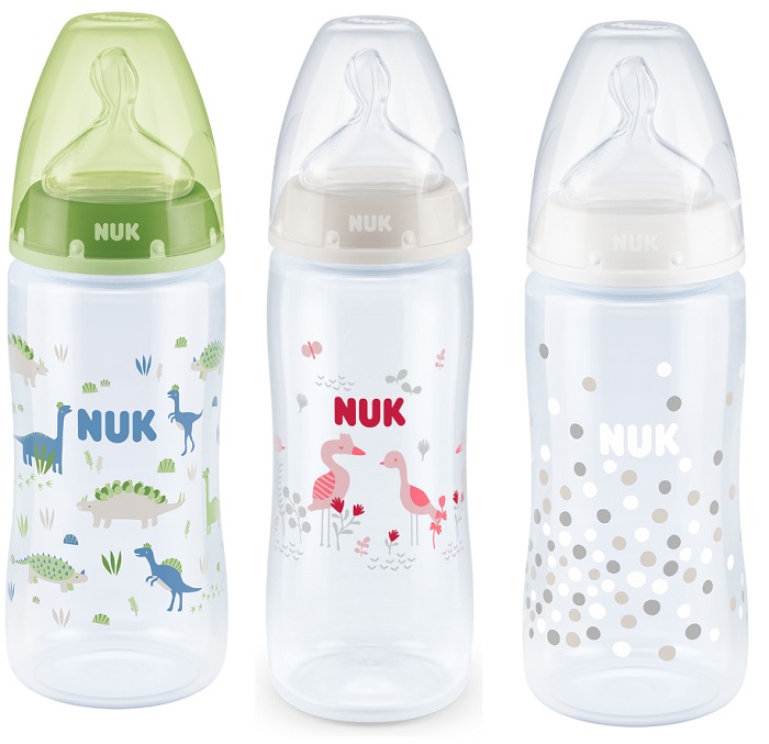 NUK BIBERON FC+ PP 300 ML SILICONE 6-18 MESI MISURA L 1 PEZZO