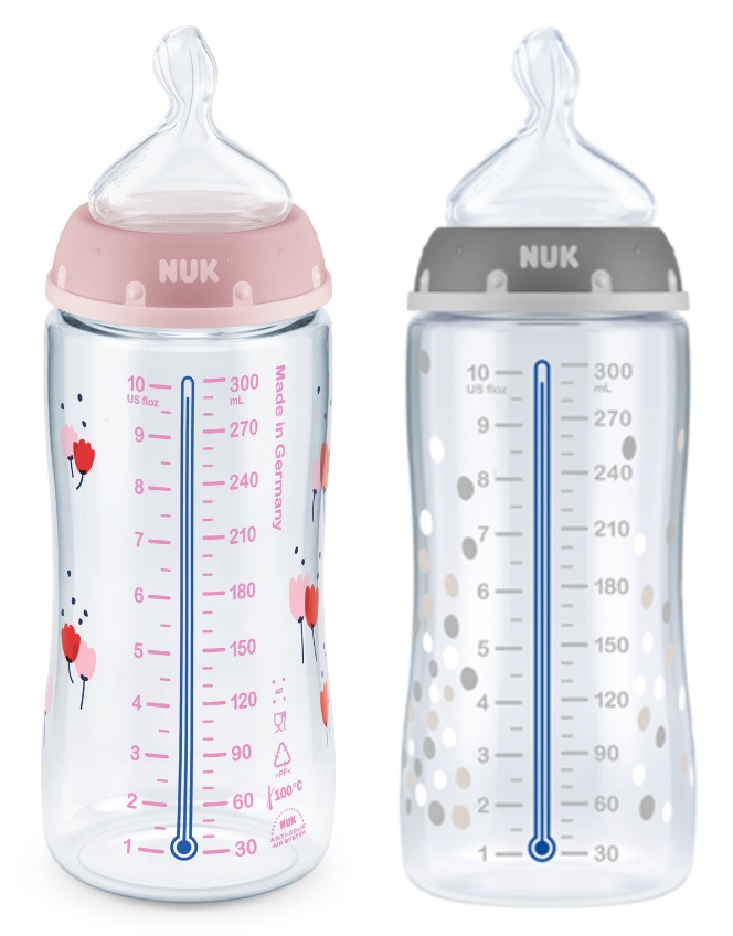 NUK BIBERON FIRST CHOICE+ TEMPERATURE CONTROL PP300 ML SILICONE 6-18 MESI 1 PEZZO