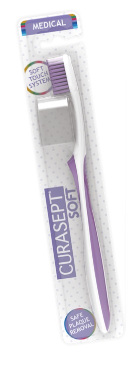 SPAZZOLINO CURASEPT SOFT MEDICAL LILLA