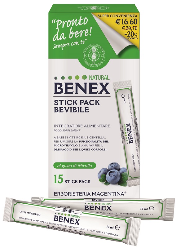 BENEX BEVIBILE 15STICK 12ML TP