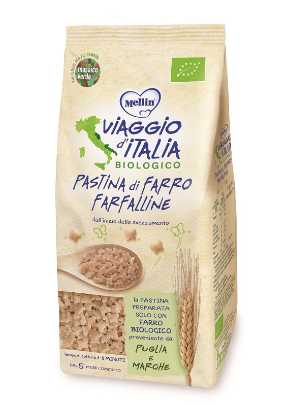 VIAGGIO ITALIA PASTINA DI FARRO FARFALLE 320 G