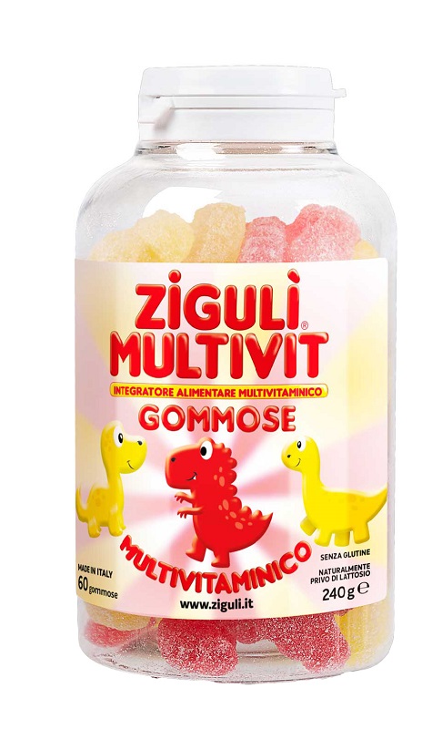 ZIGULI MULTIVIT FRAGOLA E BANANA 60 GOMMOSE