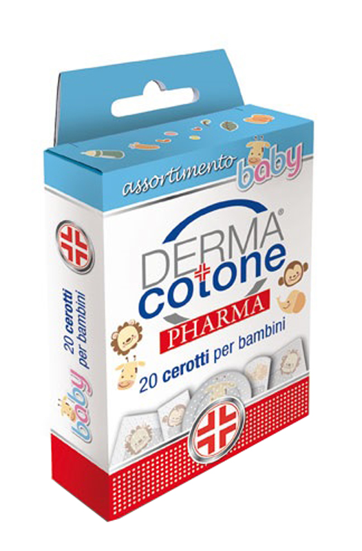 DERMACOTONEPHARMA CEROTTO BAMBINI ASSORTITI 20 PEZZI