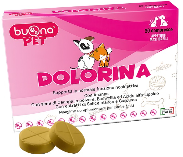 Dolorina Mangime Complementare Cani e Gatti 20 Compresse