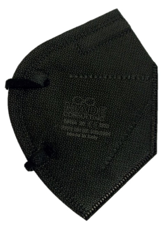 SIRIA 20 SEMIMASCHERA FILTRANTE NERA ANTIPOLVERE FFP2 NR MONOUSO S