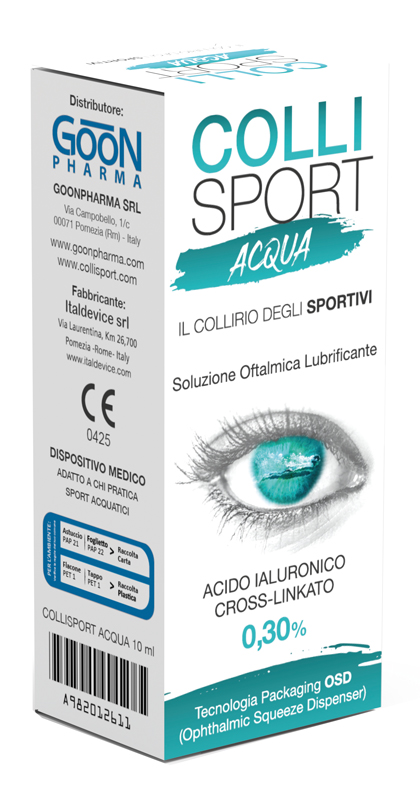 COLLISPORT ACQUA SOLUZIONE OFTALMICA LUBRIFICANTE 10 ML