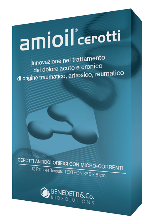 Amioil Cerotti Antidolorifici per Dolore Artrosico 12 Pezzi