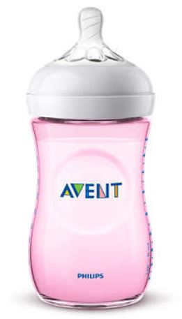 AVENT BIBERON NATURAL PP 260ML ROSA SINGLE PACK