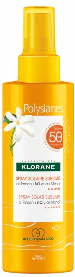 Klorane Polysianes Spray Solare Corpo Sublime SPF50 200 ml