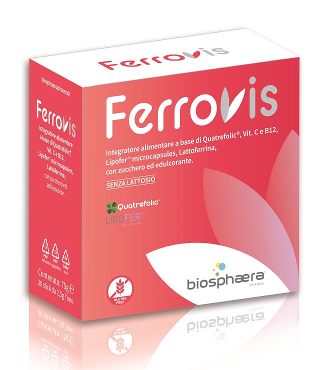 Ferrovis Integratore di Ferro 30 Stick