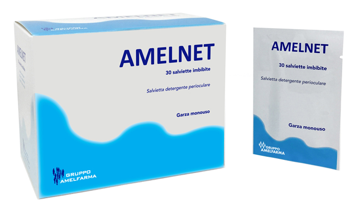 GARZE AMELNET OFTALMICHE MONOUSO 30 SALVIETTE