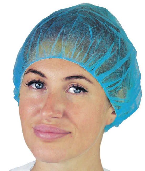 CUFFIA TONDA TNT AZZURRO 100PZ