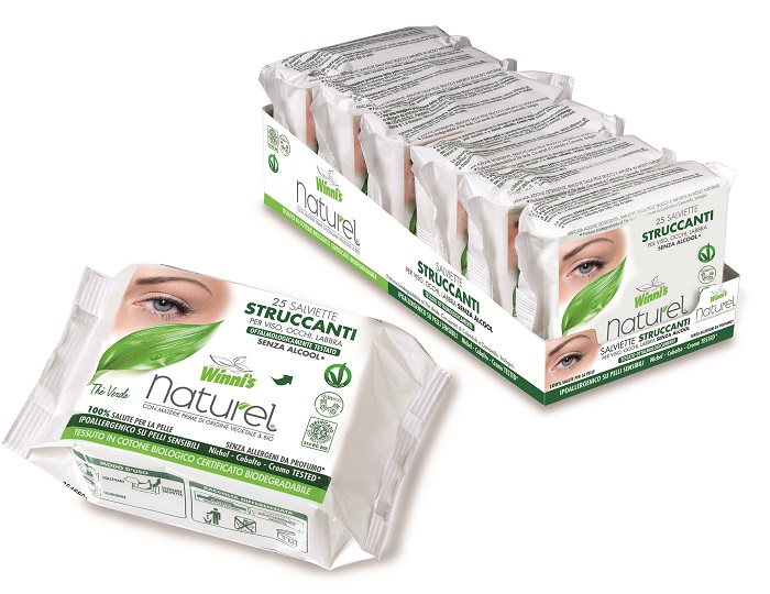 WINNI'S NATUREL SALVIETTE STRUCCANTI 25 PEZZI