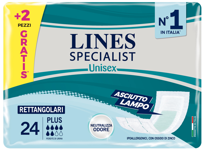 LINES SPECIALIST RETTANGOLARE 22+2 PEZZI