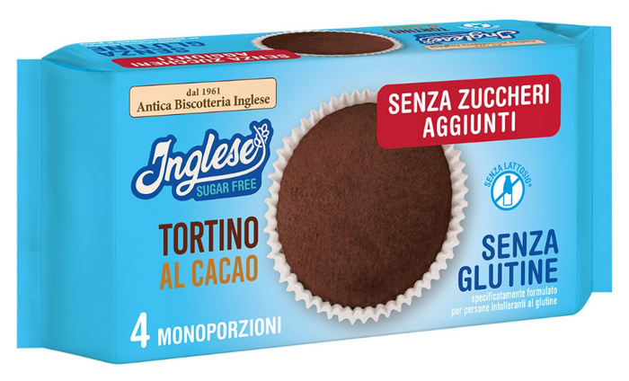 INGLESE TORTINO CACAO SENZA ZUCCHERI AGGIUNTI 160 G
