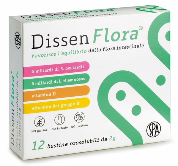 Dissen Flora Integratore Fermenti Lattici 12 Bustine