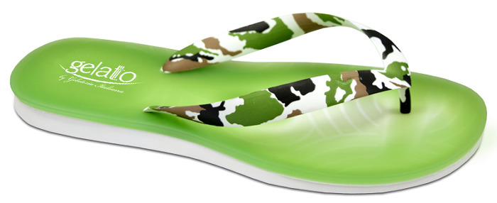 INFRADITO GELATO UOMO CON PLANTARE GEL CAMOUFLAGE/LIME 44/451 PAIO