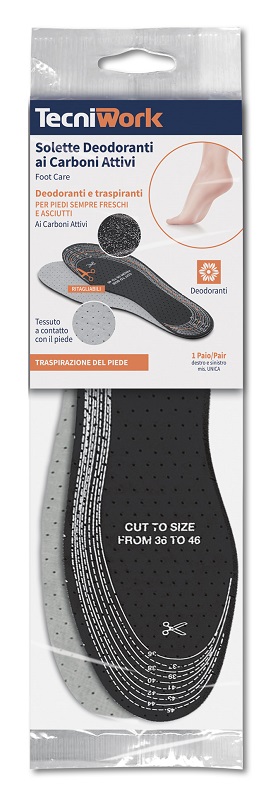 SOLETTE DEODORANTI AI CARBONI ATTIVI 1 PAIO