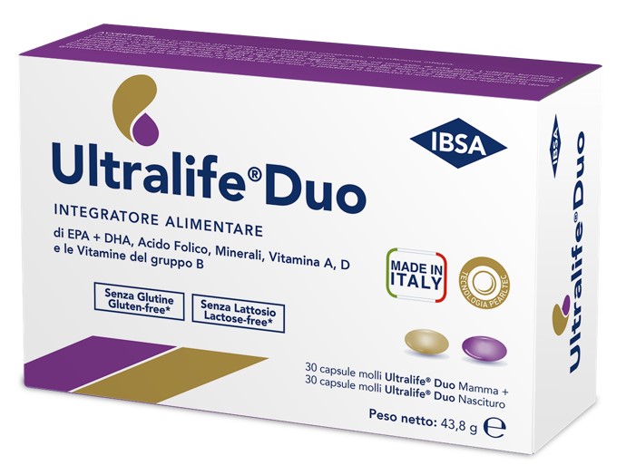 ULTRALIFE DUO 30 CAPSULE ULTRALIFE DUO MAMMA + 30 CAPSULE ULTRALIFE DUO NASCITURO