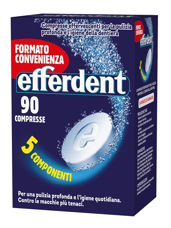 EFFERDENT 90 COMPRESSE EFFERVESCENTI