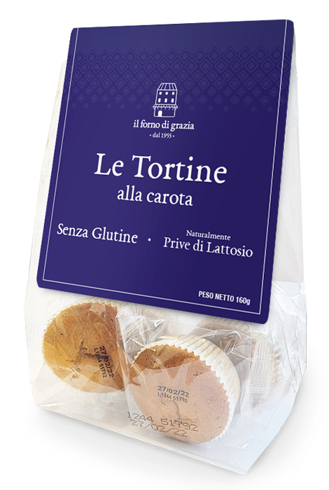 IL FORNO DI GRAZIA TORTINE ALLA CAROTA 160 G
