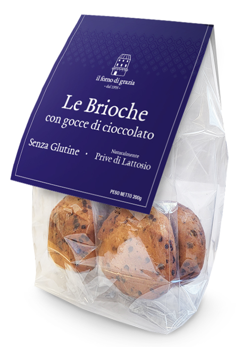 IL FORNO DI GRAZIA BRIOCHE CON GOCCE DI CIOCCOLATO 200 G