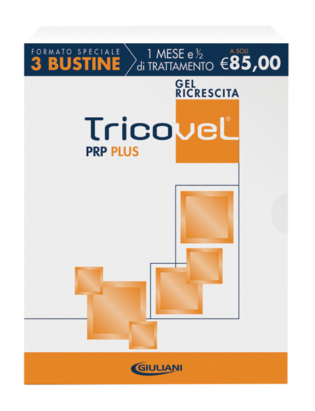 TRICOVEL PRP PLUS GEL PROMO 3 BUSTINE