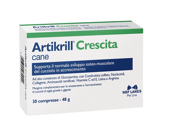 Artikrill Crescita Cane Mangime Complementare 60 Compresse
