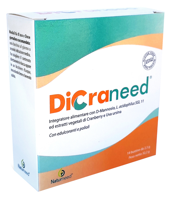 Dicraneed Integratore Vie Urinarie 14 Bustine
