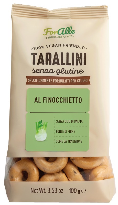 FORALLE TARALLINI SENZA GLUTINE AL FINOCCHIETTO 100 G