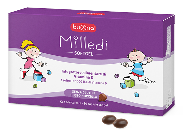 Milledì Integratore Vitamina D3 Bambini 30 Compresse