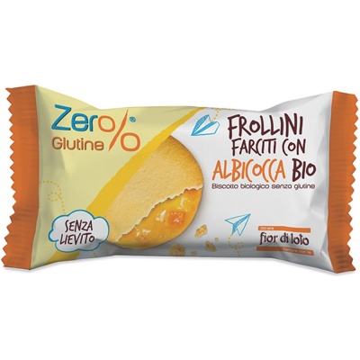 ZER%GLUTINE FROLLINI FARCITI CON ALBICOCCA 70 G