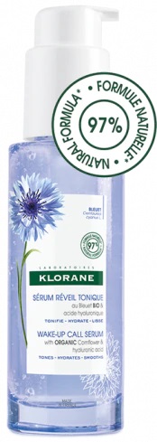 Klorane Siero Viso Tonificante al Fiordaliso Bio e Acido Ialuronico 50 ml