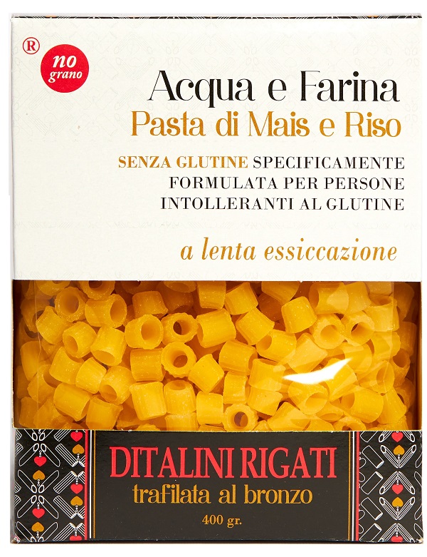 NUTRI TE' DITALINI RIGATI ACQUA E FARINA MAIS E RISO 250 G