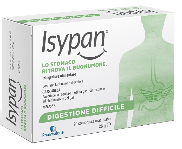 ISYPAN DIGESTIONE DIFFICILE 20 COMPRESSE MASTICABILI
