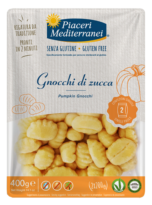 PIACERI MEDITERRANEI GNOCCHI DI ZUCCA 400 G