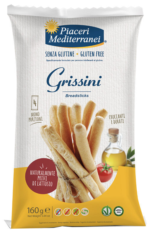 PIACERI MEDITERRANEI GRISSINI 160 G