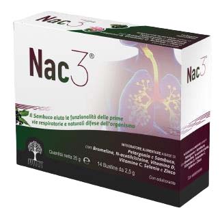 Nac 3 Integratore per Vie Respiratorie 14 Bustine