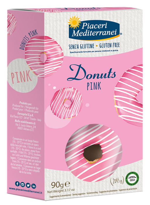 PIACERI MEDITERRANEI DONUTS PINK 90 G