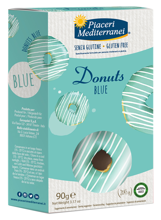 PIACERI MEDITERRANEI DONUTS BLUE 90 G