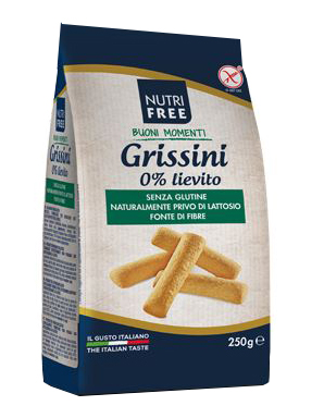 NUTRIFREE GRISSINI 0% LIEVITO 250 G