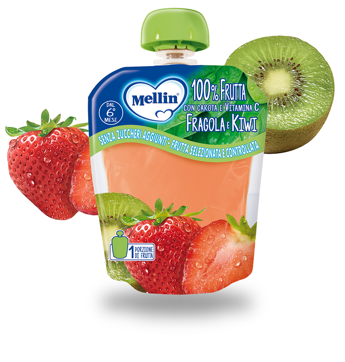 Mellin 100% Fragola e Kiwi 90 g