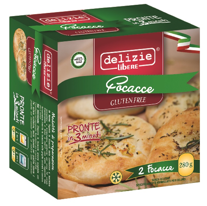 DELIZIE LIBERI FOCACCE SURGELATE SENZA GLUTINE 2 X 140 G
