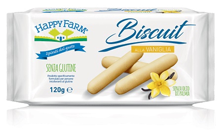 HAPPY FARM BISCUIT VANIGLIA 120 G