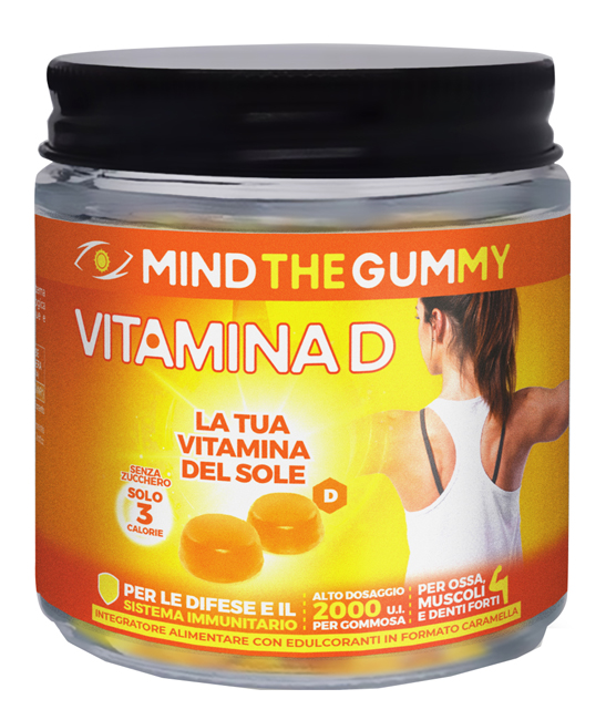 MIND THE GUMMY VITAMINA D 30 PASTIGLIE GOMMOSE GUSTO LIMONESENZA ZUCCHERO