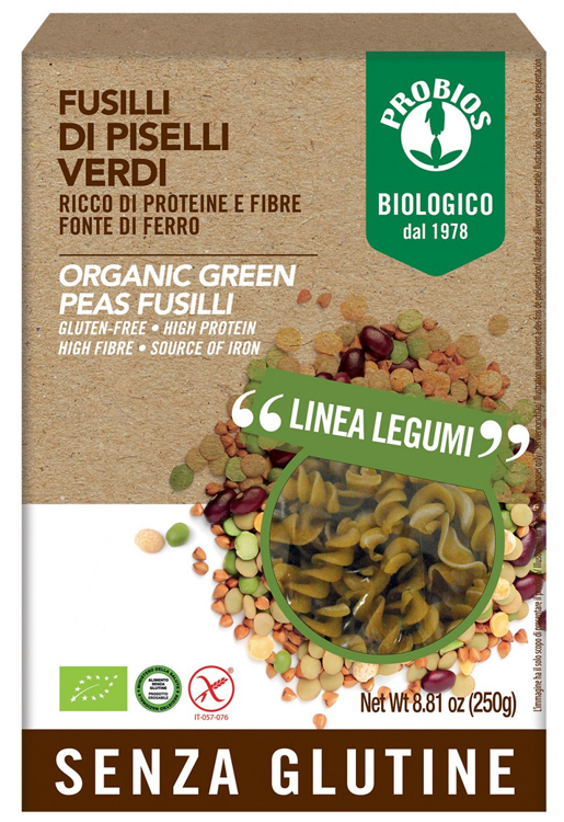 PROBIOS SPECIALITA' DI PISELLI VERDI FUSILLI 250 G