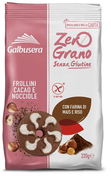 ZEROGRANO FROLLINI CACAO-NOCCIOLE 220 G