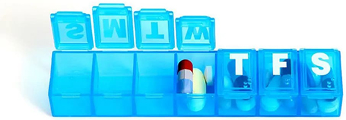 MEDS PORTAPILLOLE SETTIMANALE MEDS