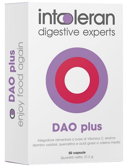 Intoleran Dao Plus Integratore di Diamina Ossidasi 50 Capsule