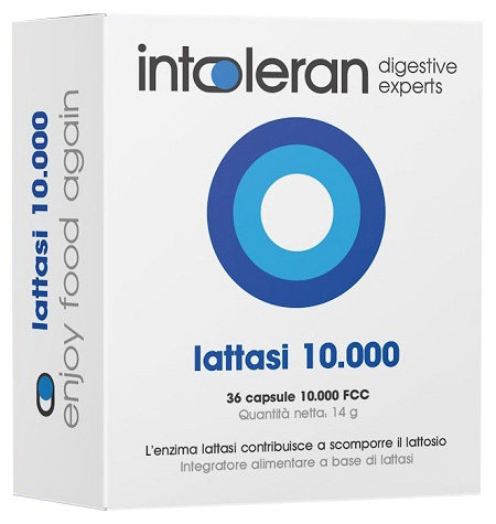Intoleran Lattasi 10.000 Integratore Intolleranti al Lattosio 36 Compresse
